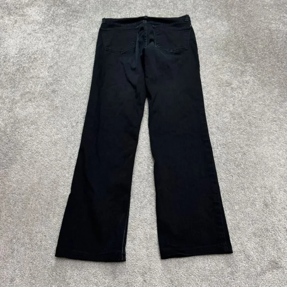 J. Brand Cigarette Leg Shadow Denim Jeans Womens 27 Black Mid Rise Stretch 29x28